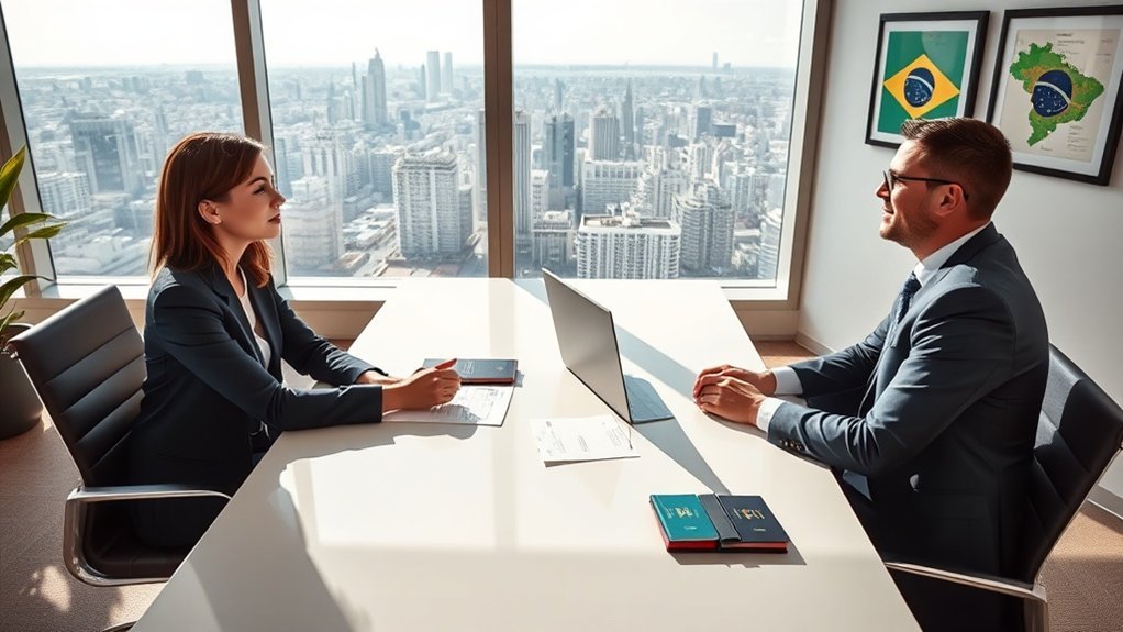 opções de visto para empreendedor no Brasil