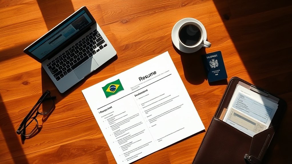 dicas de currículo focadas em imigração para o Brasil