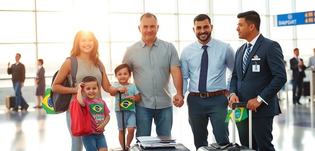 Imigração para o Brasil com menores
