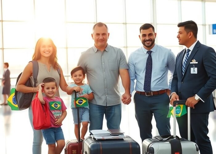 Imigração para o Brasil com menores