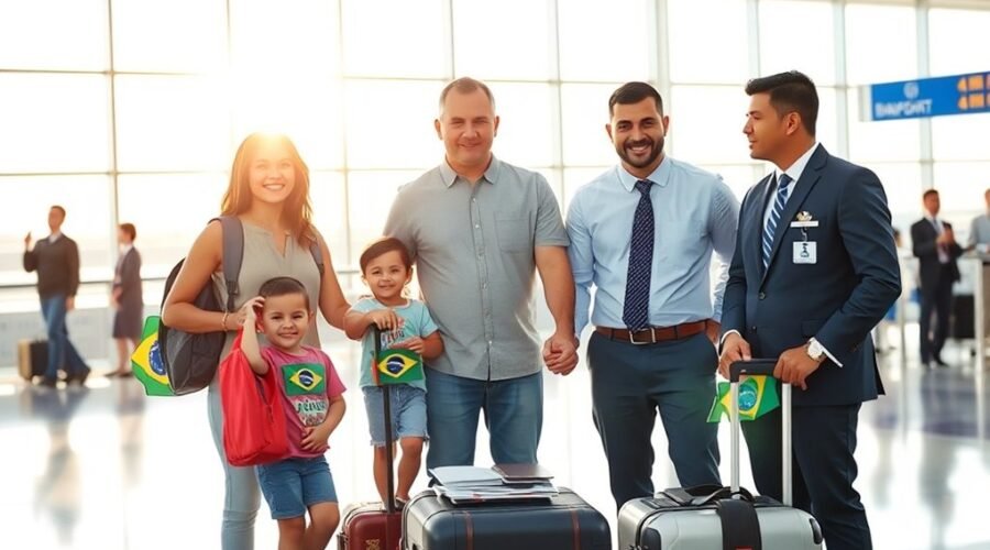 Imigração para o Brasil com menores