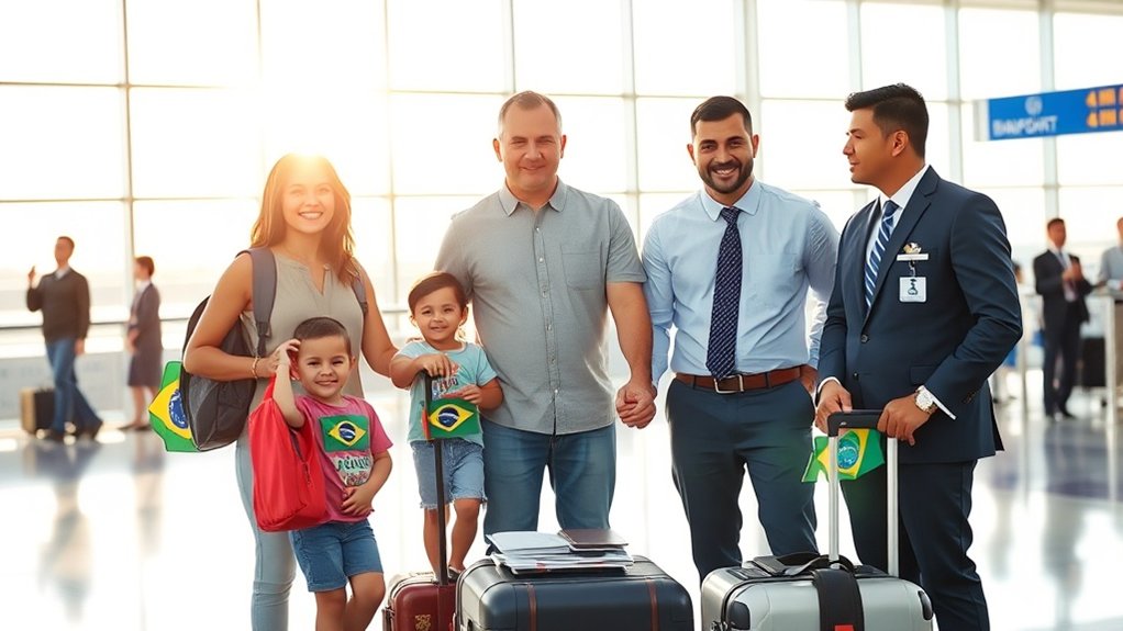 Imigração para o Brasil com menores