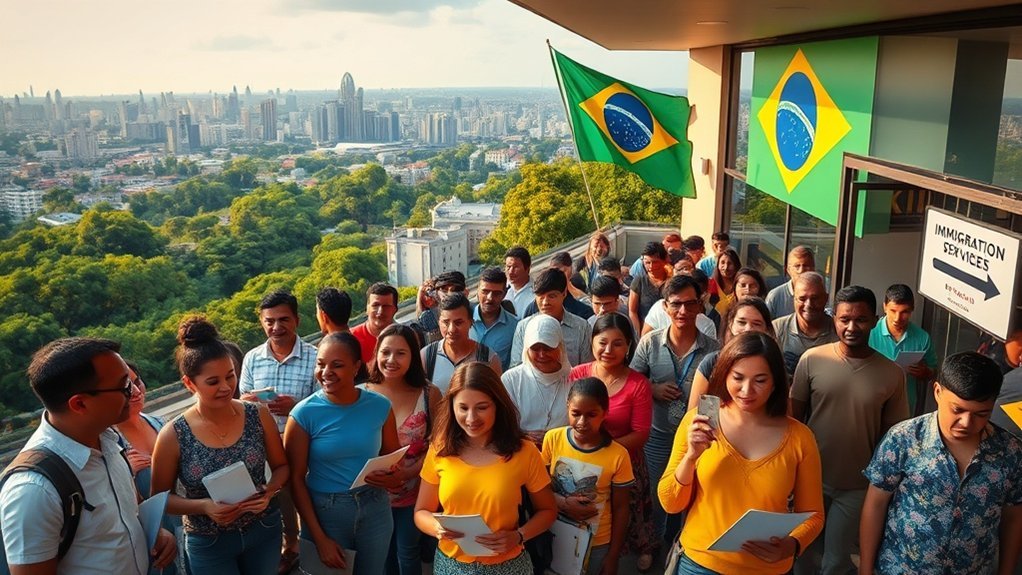 as políticas inclusivas de imigração do Brasil
