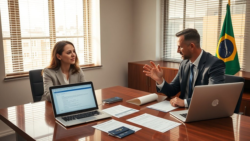 visto e categorias de residência no Brasil