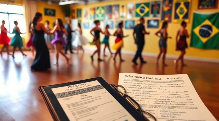 processo de visto para dançarino brasileiro