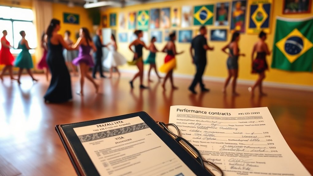 processo de visto para dançarino brasileiro