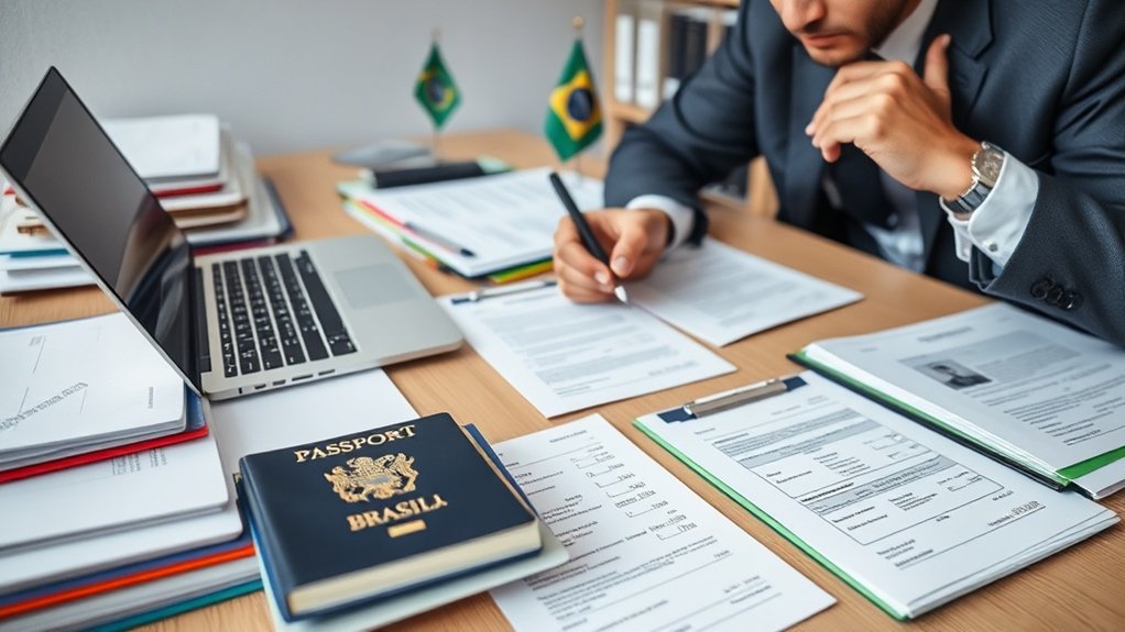 etapas do processo de imigração brasileira