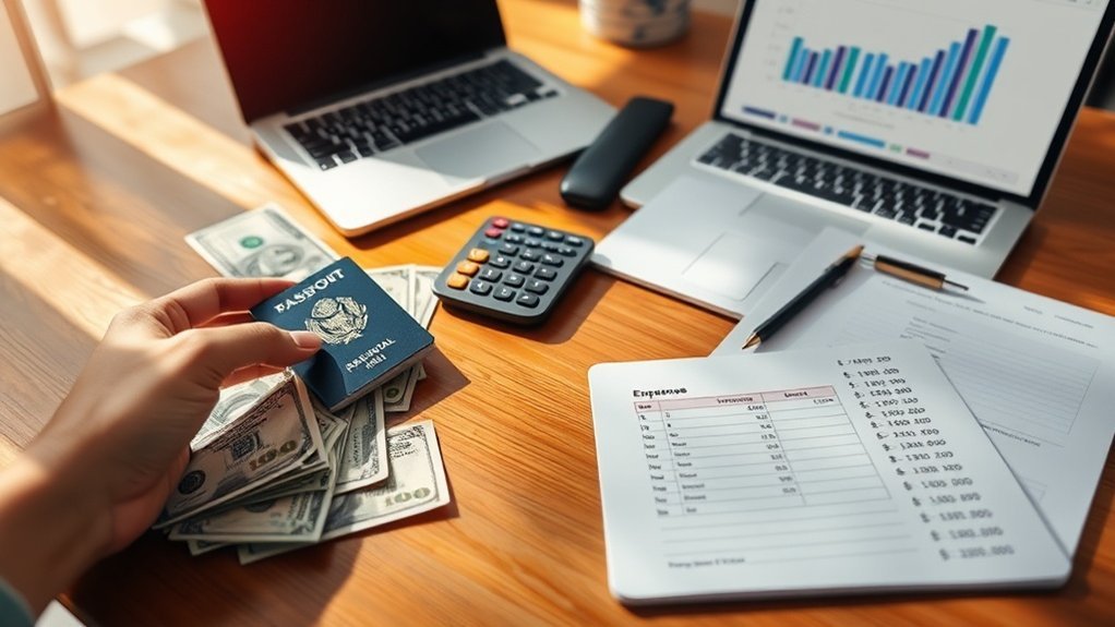 orçamento para green card