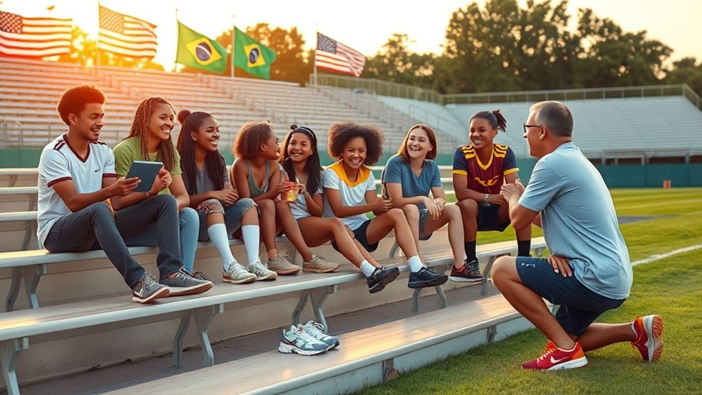 Construir uma rede de apoio para atletas