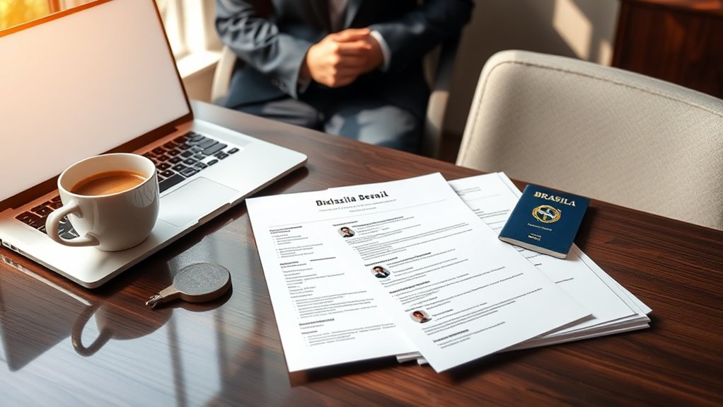 currículo profissional brasileiro claro