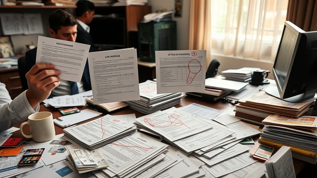 motivos comuns de rejeição