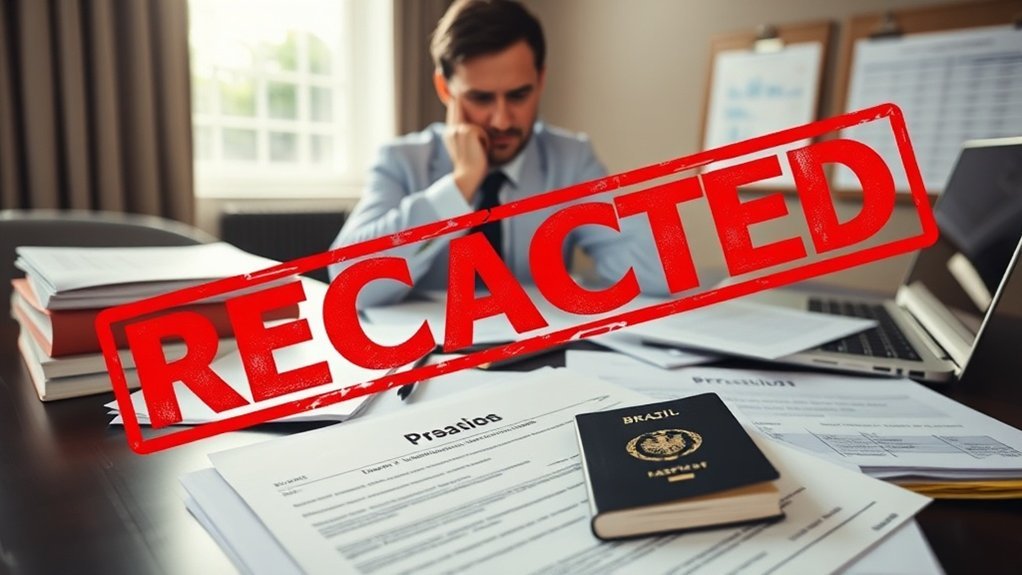 motivos comuns de rejeição