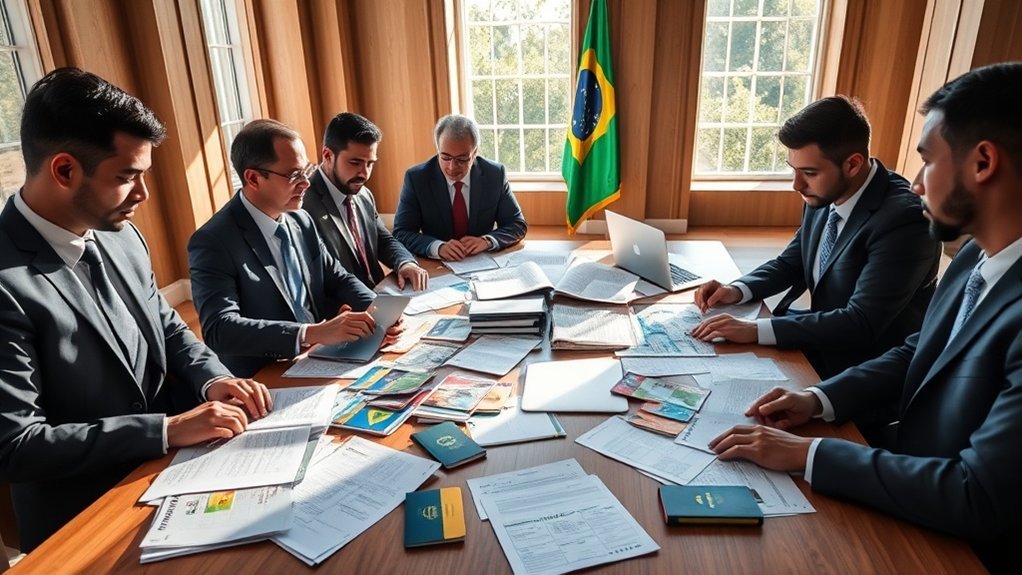 processo complexo de imigração brasileira