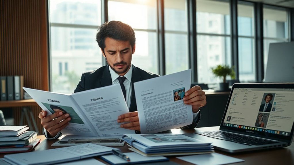 identificação correta das partes