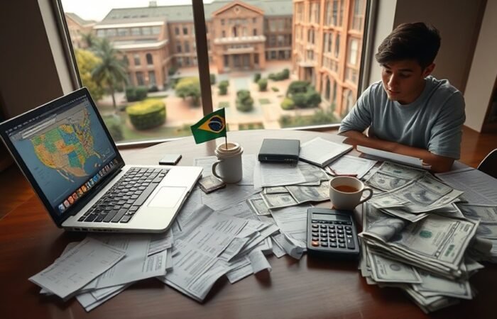 custo de vida e educação