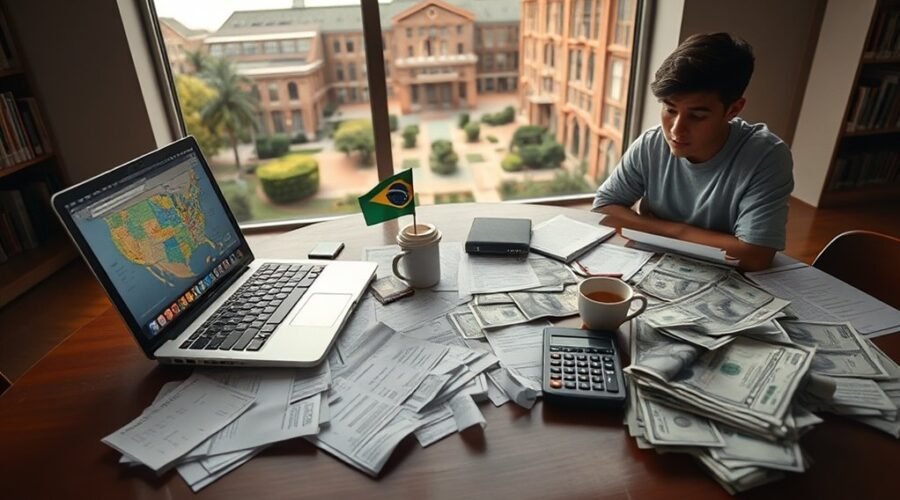 custo de vida e educação
