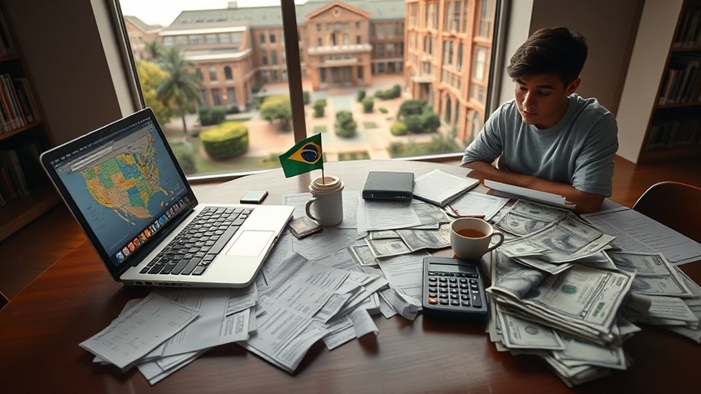 custo de vida e educação