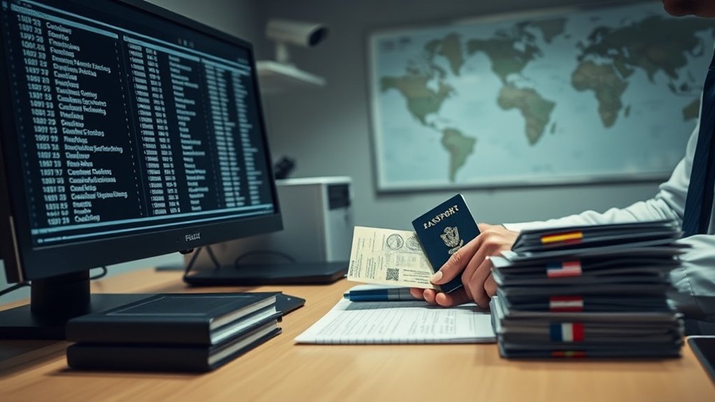 identidade e registros transfronteiriços