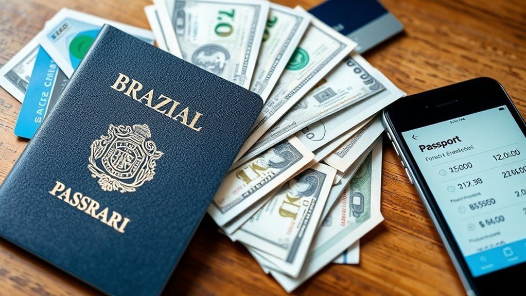 conversão de moeda e pagamento