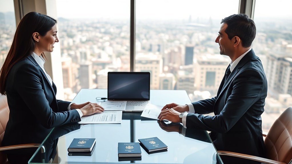 soluções de imigração personalizadas oferecidas