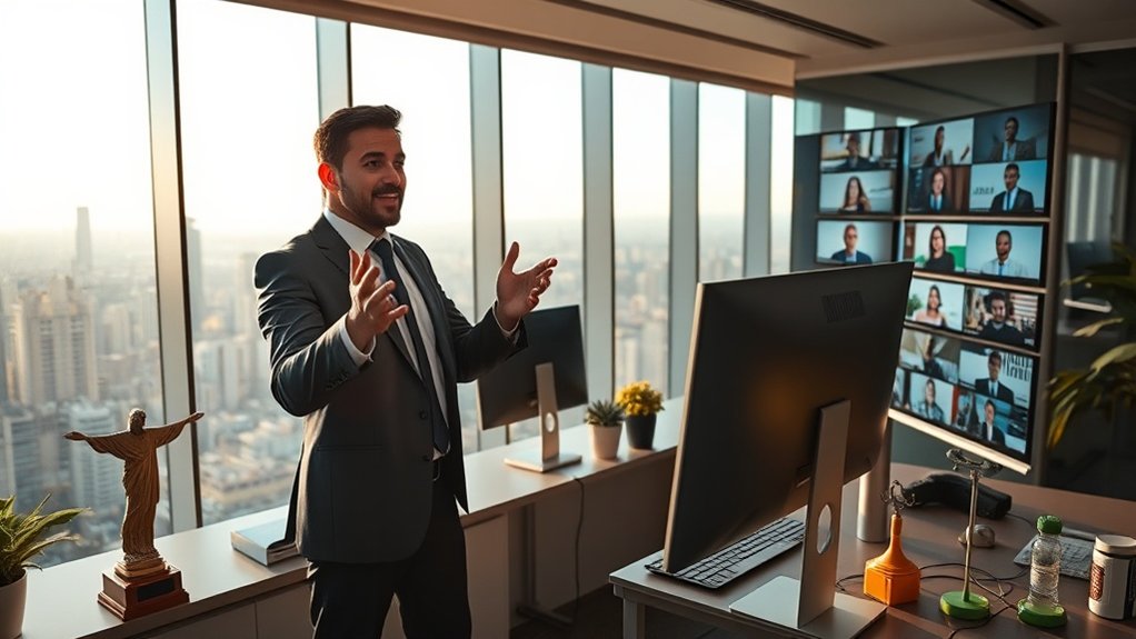 compartilhamento de liderança de pensamento digital