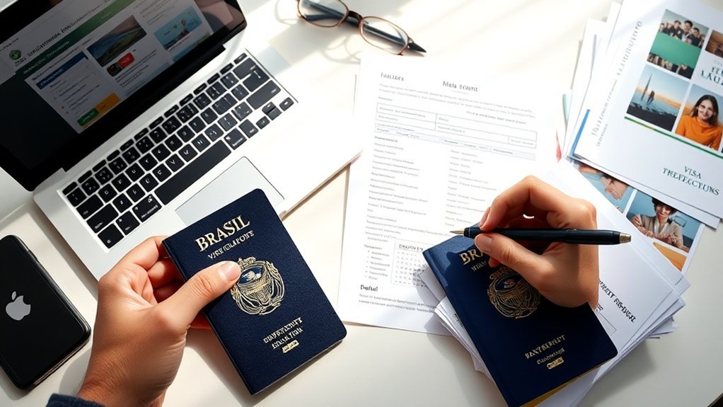 aplicação de visto brasileiro faça você mesmo