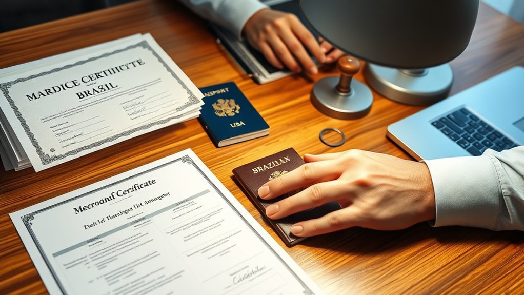 tradução e legalização de documentos