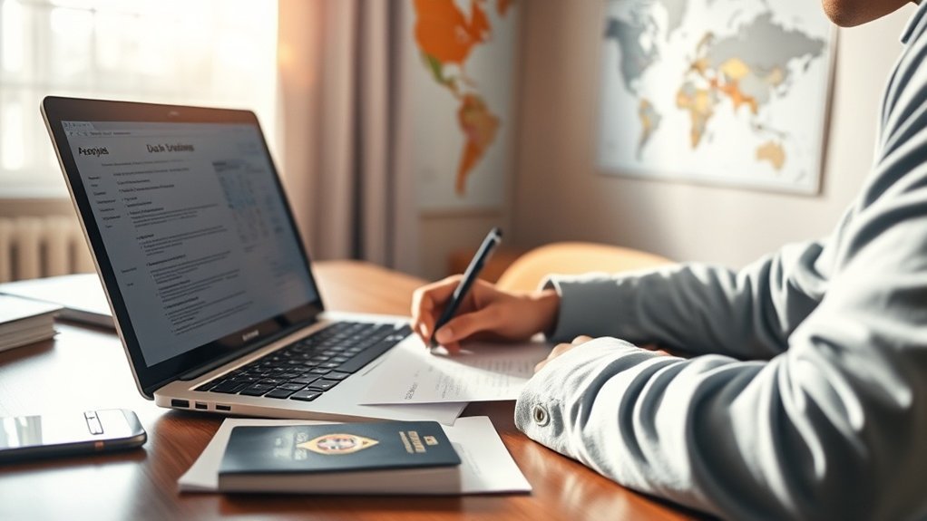 instruções para o preenchimento do formulário DS-160 brasil