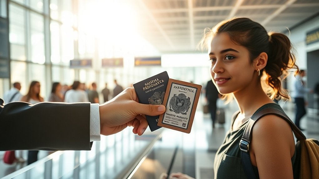 conceito de imigração com dupla intenção