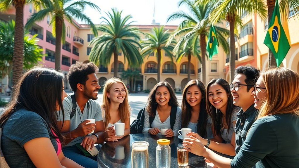 abrace a imersão cultural totalmente