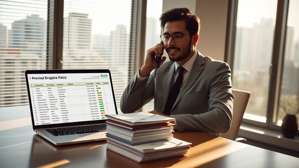 processo de verificação de referência de empregador