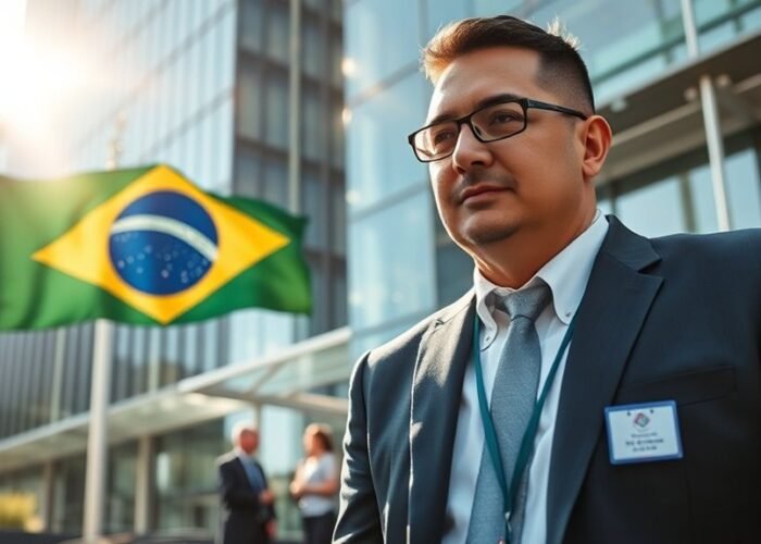 patrocinado pela empresa pelo empregador