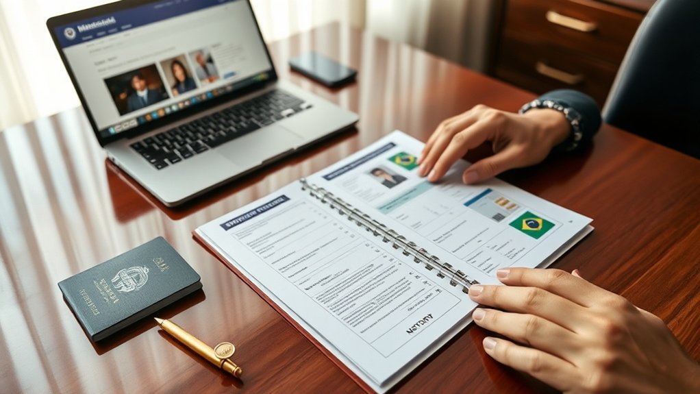 preparação essencial de documentação de imigração