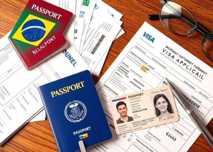 lista essencial de documentos para visto