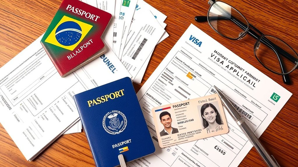 lista essencial de documentos para visto