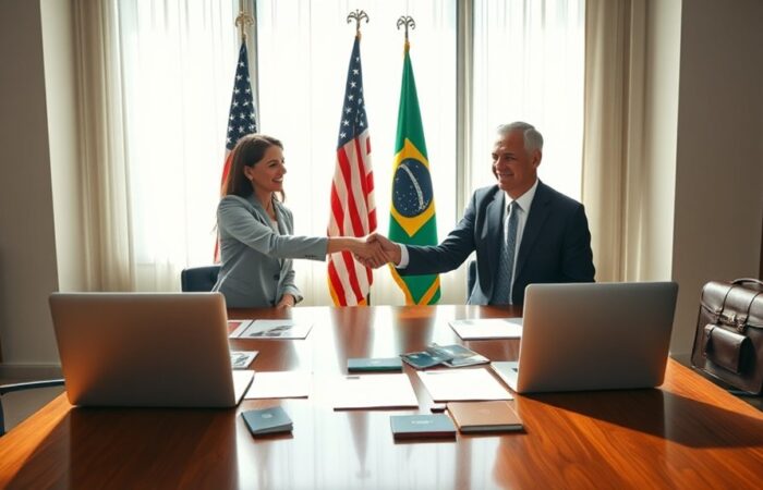 estabelecer parceria de visto dos EUA
