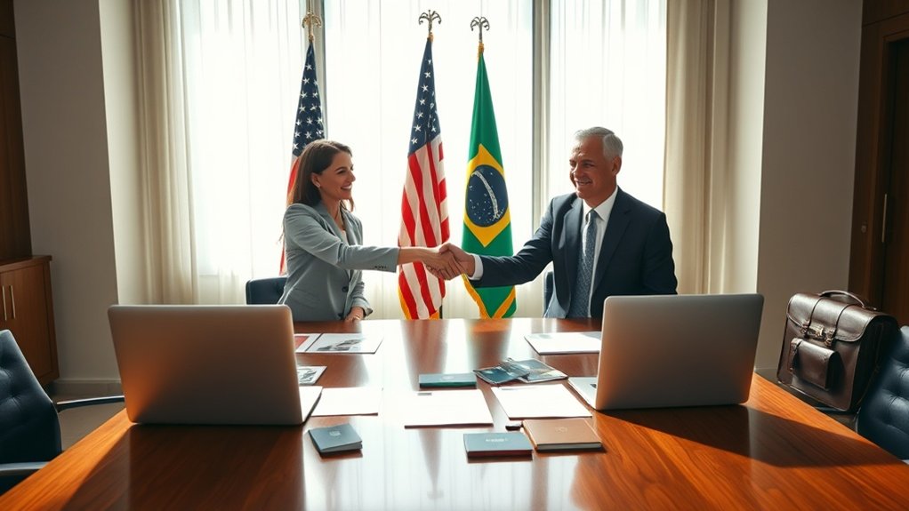 estabelecer parceria de visto dos EUA