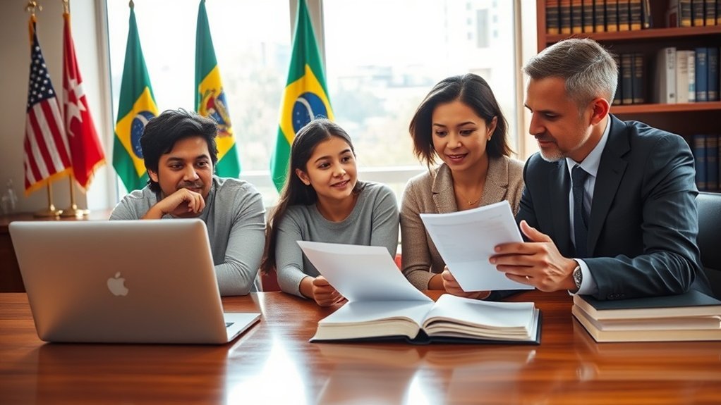 a orientação especializada previne erros de imigração