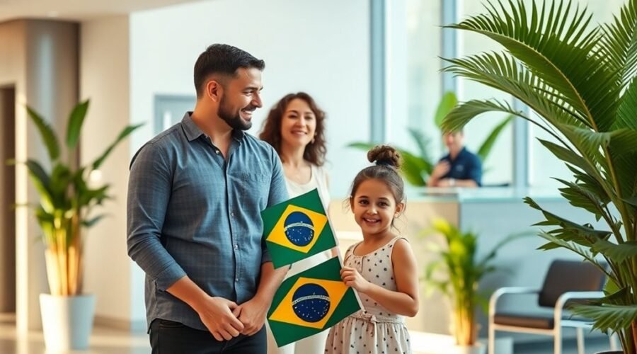 imigração baseada em família no Brasil