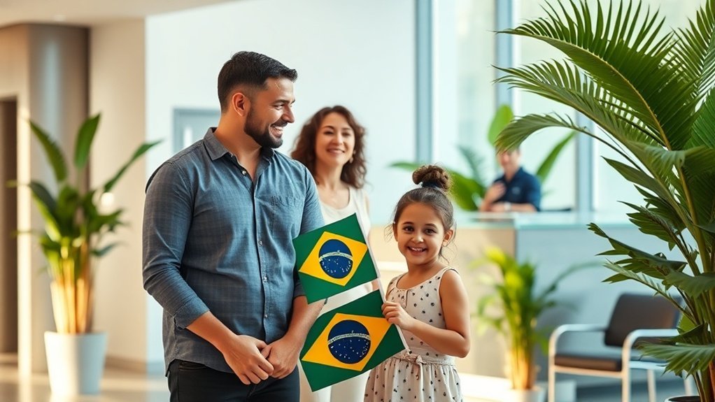 imigração baseada em família no Brasil
