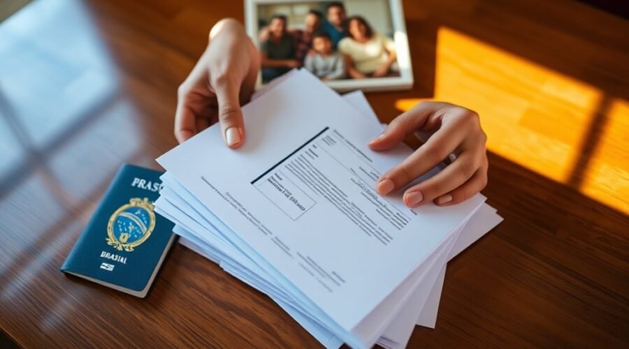 formulário de petição de relacionamento familiar