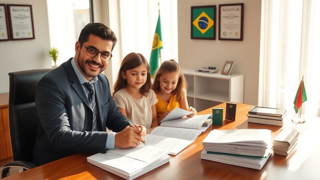 reunificação familiar e vistos