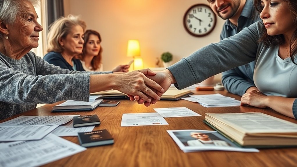 processamento de visto de reunião familiar