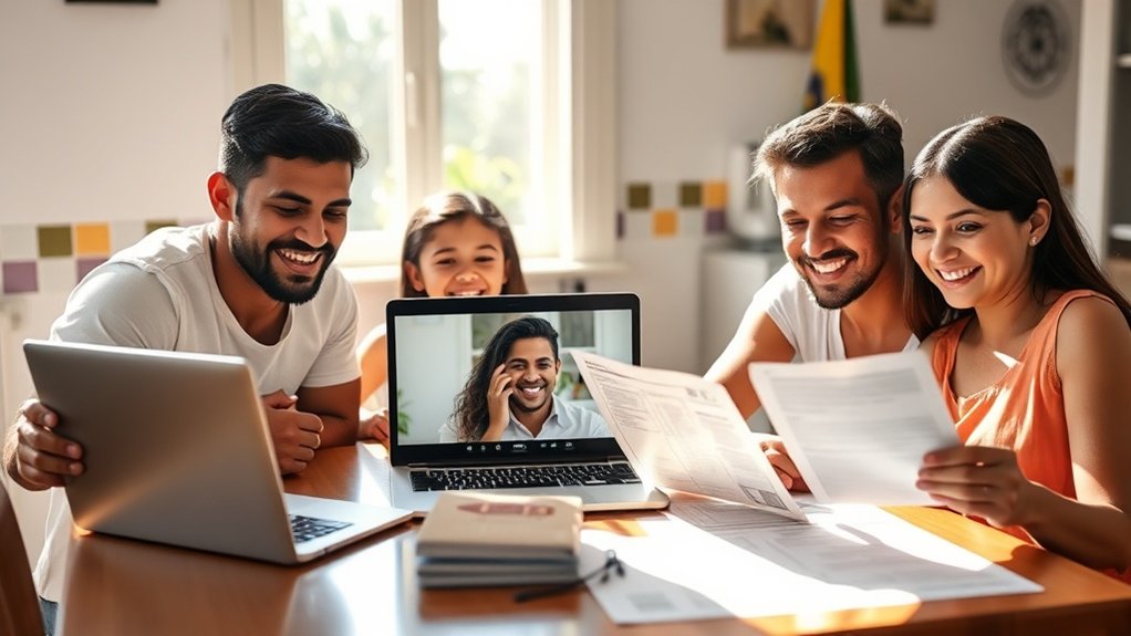 patrocínio familiar para green card