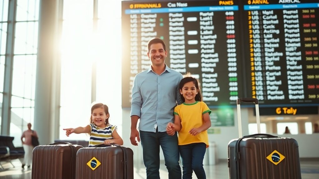 vistos de família para os EUA