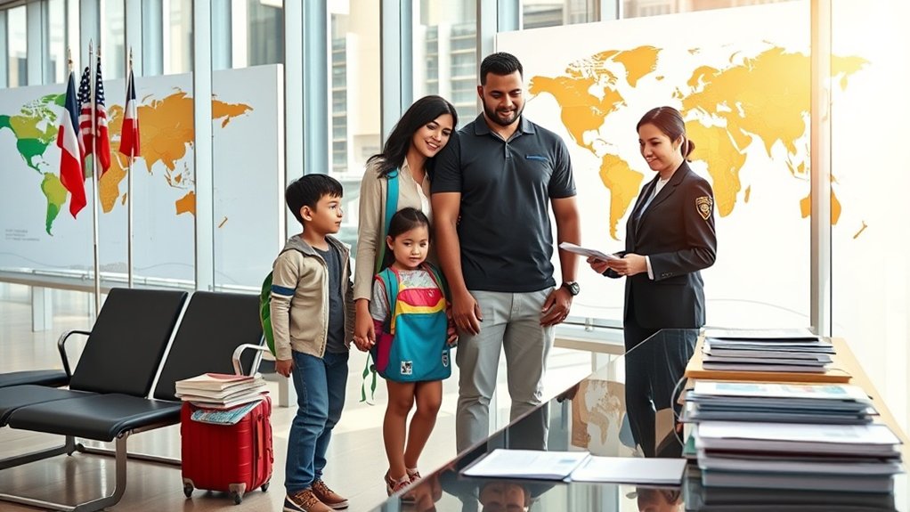 vistos familiares unificados segurados