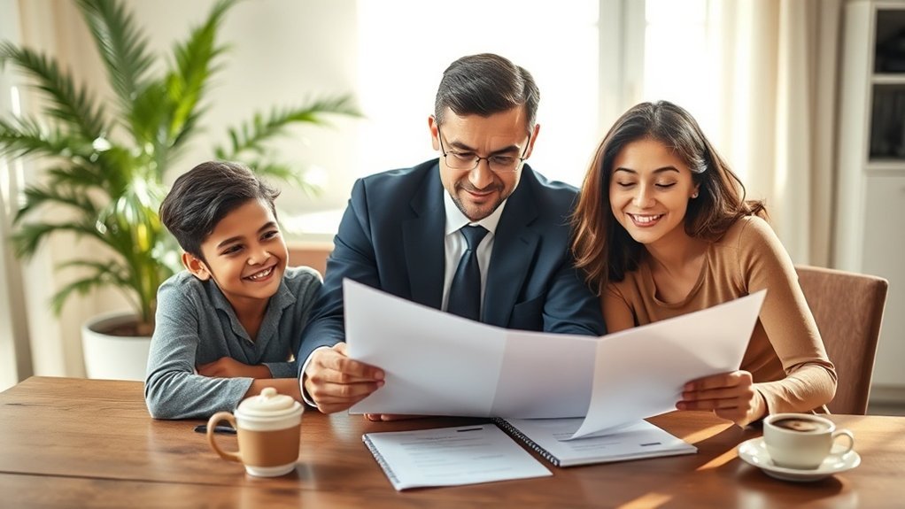 Apoio financeiro e emocional