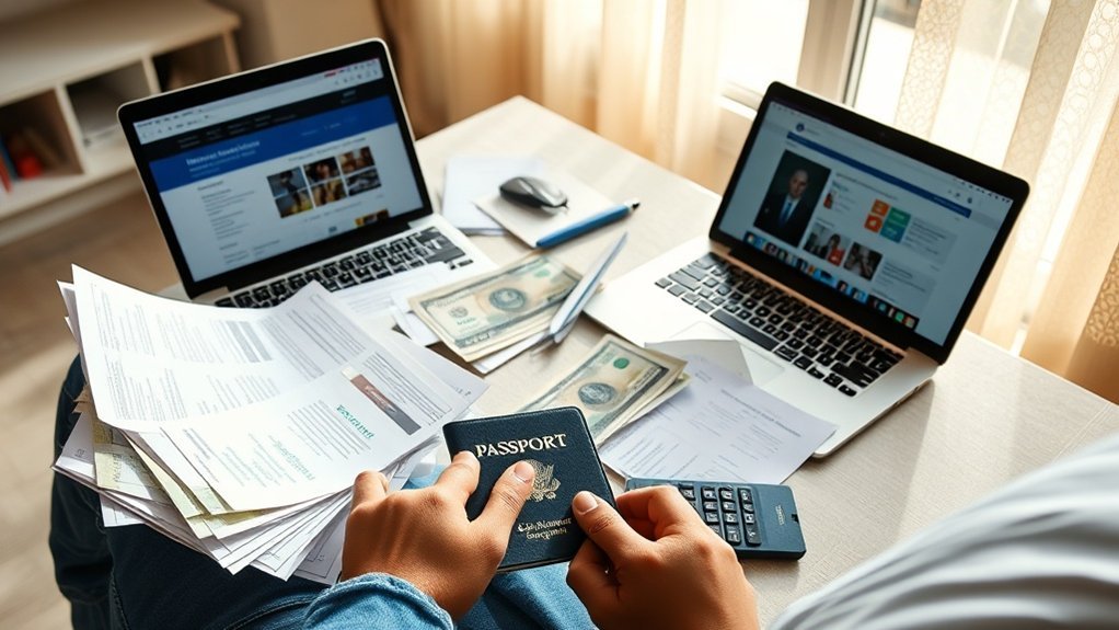 requisitos de documentação financeira preparação