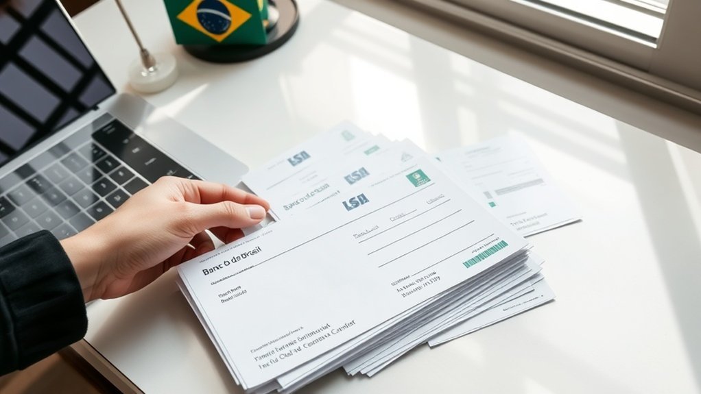 provas financeiras para imigração