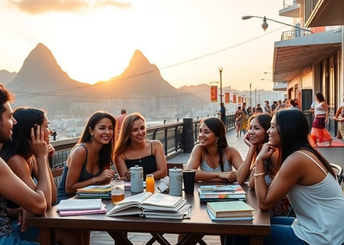 ganhar experiência internacional no Brasil